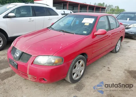 2006 Nissan Sentra Se-R из США, поврежденный, VIN 3N1AB51D46L497405